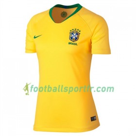 Tenue Brésil Féminine Domicile Coupe du monde 2018 Maillot de Foot
